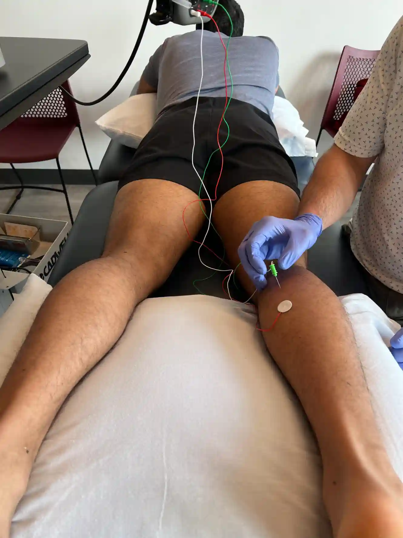 EMG and nerve conduction testing equipment in Chicago clinic